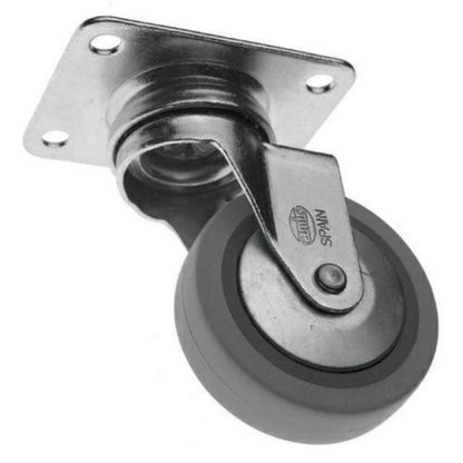 Rubber castor wheel Ø2-3/8 inch Furniture wheels AMIG 