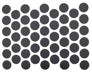Screw cover caps Self-Adhesive - Anthracite 9/16 inch