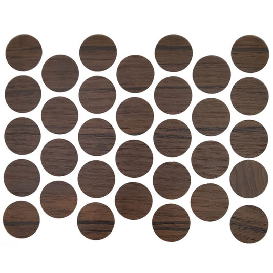 Screw cover caps Self-Adhesive - Antique Coffee 11/16 inch Furnica 