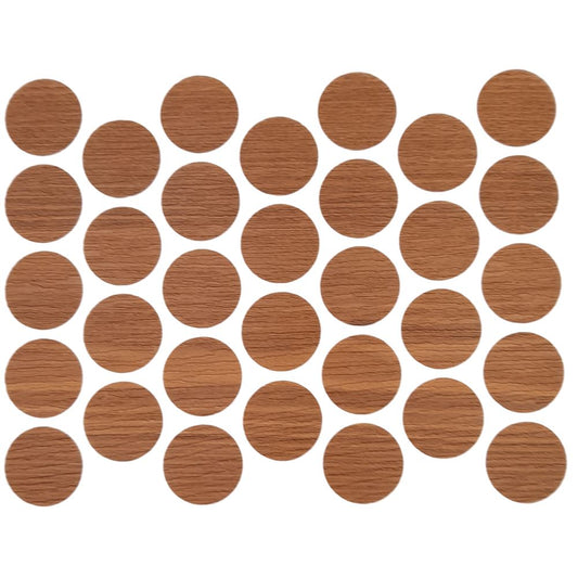 Screw cover caps Self-Adhesive - Antique Pine 11/16 inch Furnica 