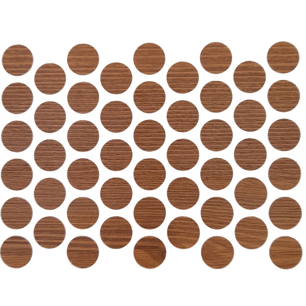 Screw cover caps Self-Adhesive - Antique Pine 9/16 inch Furnica 