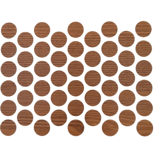Screw cover caps Self-Adhesive - Antique Pine 9/16 inch Furnica 