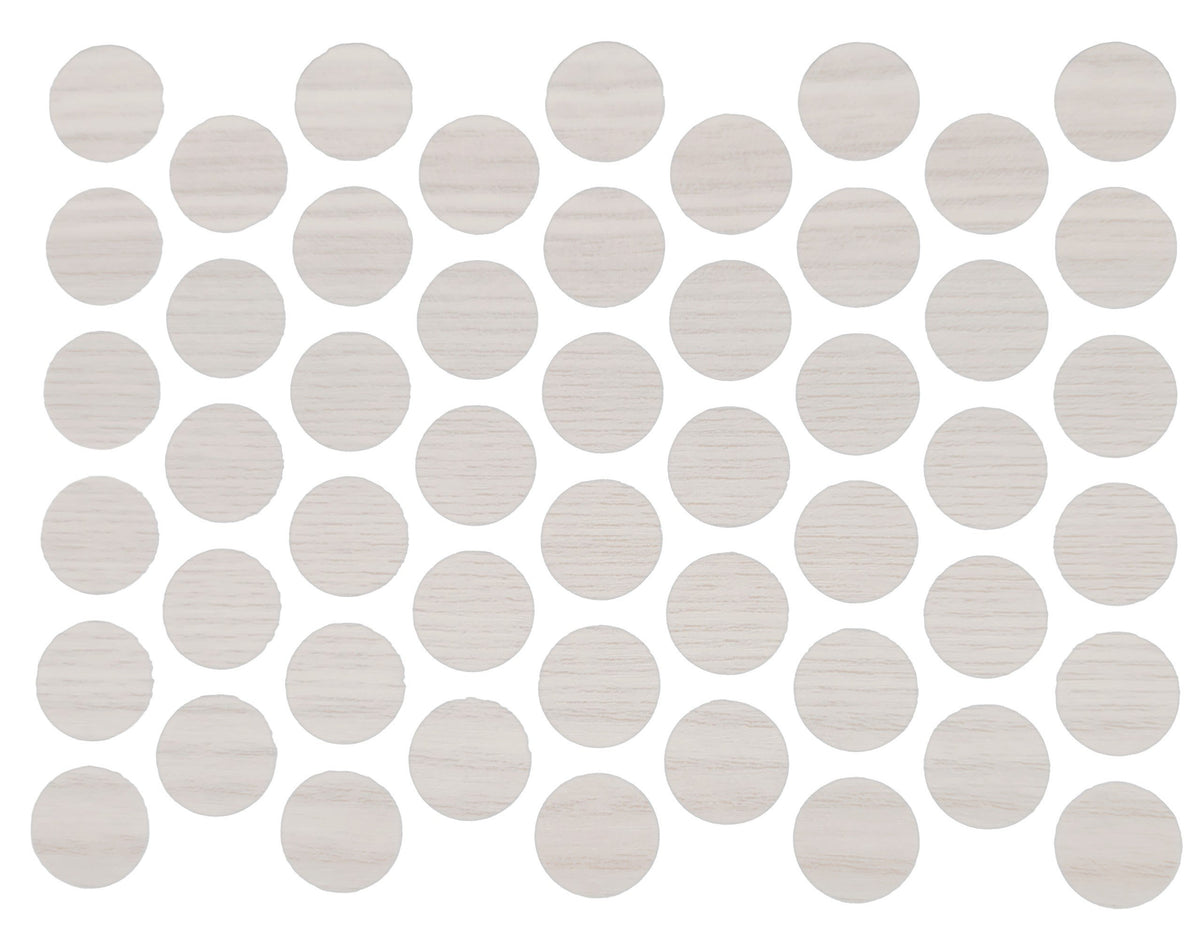 Screw cover caps Self-Adhesive - Antique White 9/16 inch Furnica 