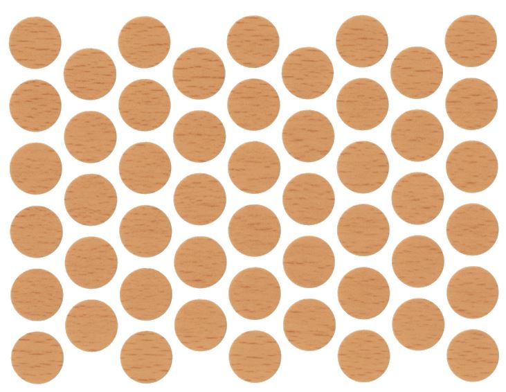 Screw cover caps Self-Adhesive - Bavaria Beach 9/16 inch NTP 