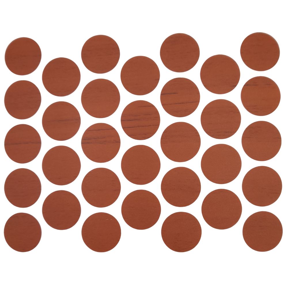 Screw cover caps Self-Adhesive - Birch 11/16 inch Furnica 