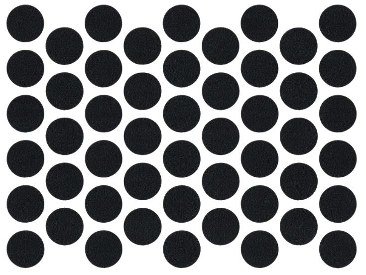 Screw cover caps Self-Adhesive - Black 9/16 inch Caps NTP 