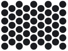 Screw cover caps Self-Adhesive - Black 9/16 inch