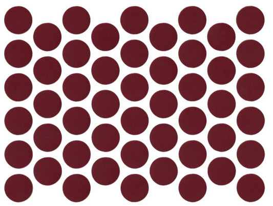 Screw cover caps Self-Adhesive - Burgundy 9/16 inch NTP 