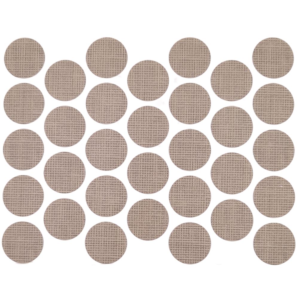 Screw cover caps Self-Adhesive - Cotton Latte 11/16 inch Furnica 