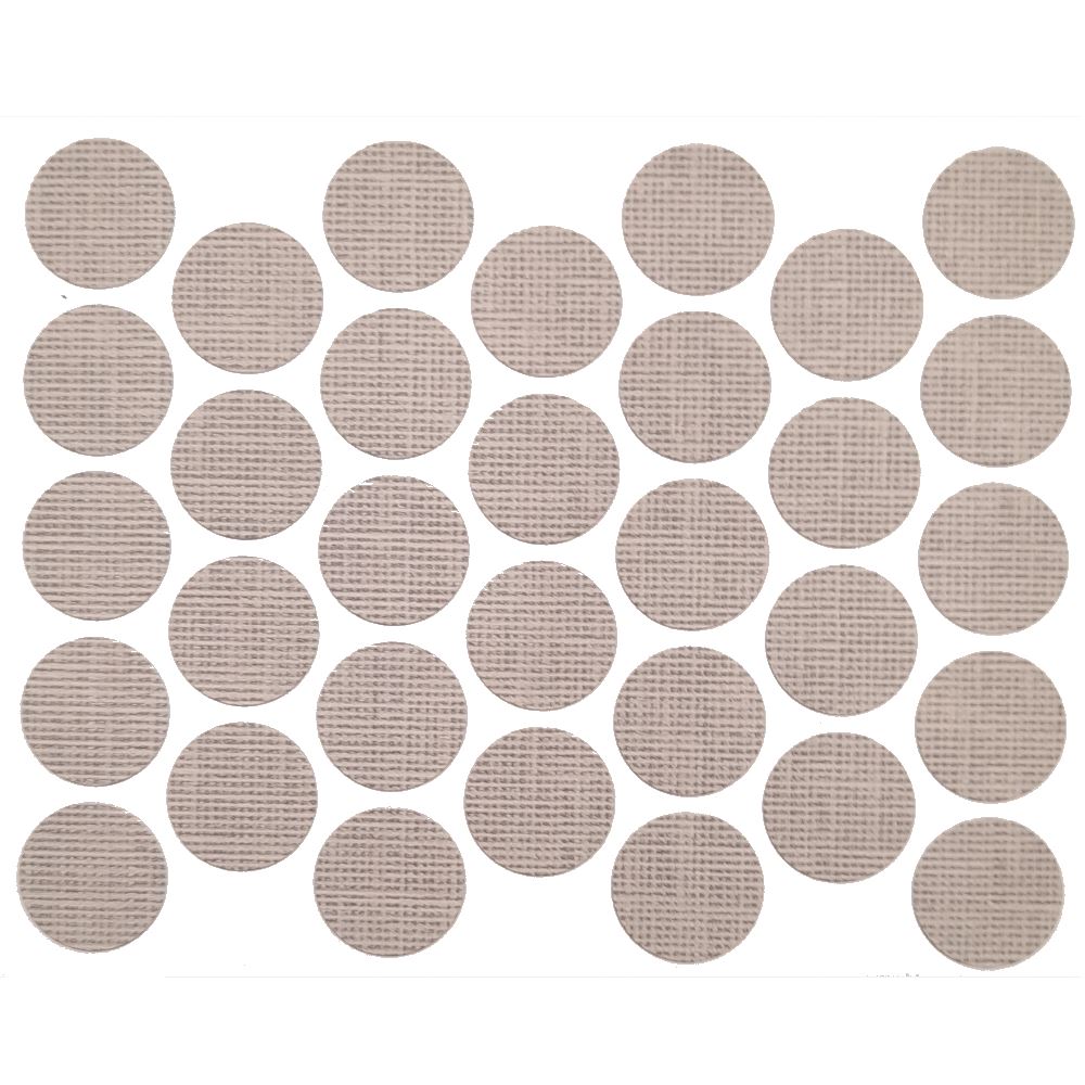Screw cover caps Self-Adhesive - Cotton Vision 11/16 inch Furnica 