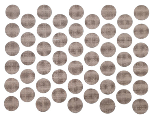 Screw cover caps Self-Adhesive - Cotton Vision 9/16 inch Furnica 