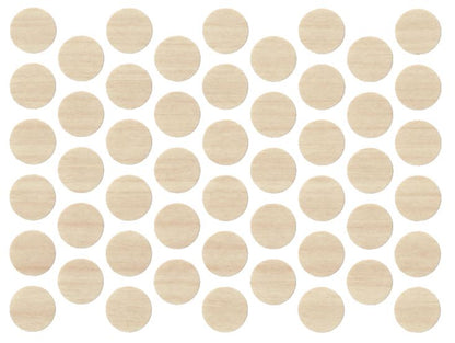 Screw cover caps Self-Adhesive - Cremona Oak Sandy 9/16 inch NTP 