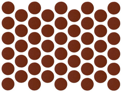 Screw cover caps Self-Adhesive - Dark brown 9/16 inch NTP 