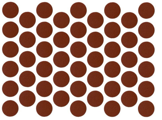 Screw cover caps Self-Adhesive - Dark brown 9/16 inch NTP 