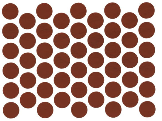 Screw cover caps Self-Adhesive - Dark Pear 9/16 inch NTP 
