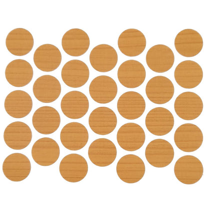 Screw cover caps Self-Adhesive - Dark Pine 11/16 inch Furnica 
