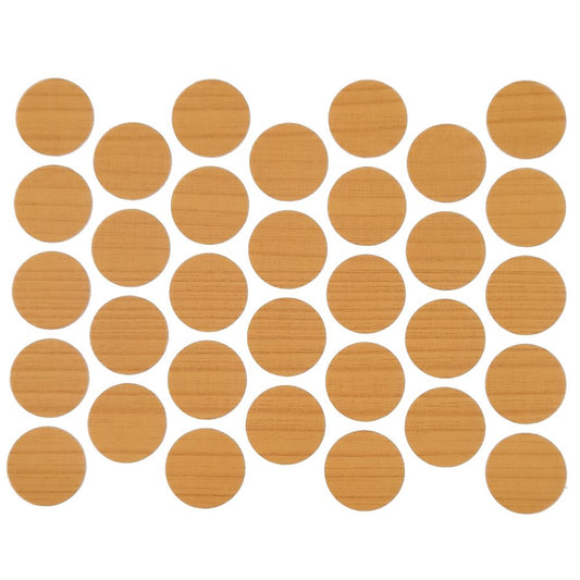 Screw cover caps Self-Adhesive - Dark Pine 11/16 inch Furnica 