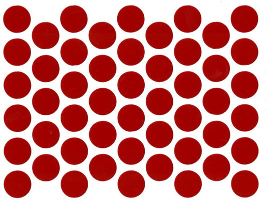 Screw cover caps Self-Adhesive - Dark red 9/16 inch NTP 