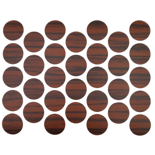Screw cover caps Self-Adhesive - Ebony 11/16 inch Furnica 