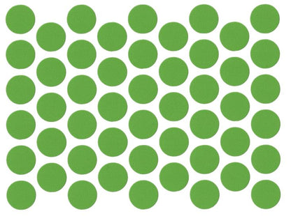 Screw cover caps Self-Adhesive - Green 9/16 inch NTP 