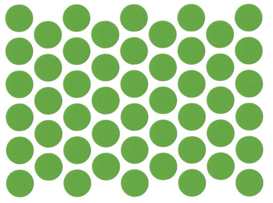 Screw cover caps Self-Adhesive - Green 9/16 inch NTP 