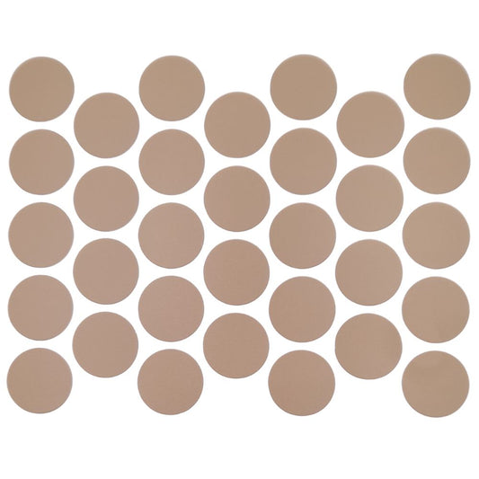 Screw cover caps Self-Adhesive - Latte 11/16 inch Furnica 