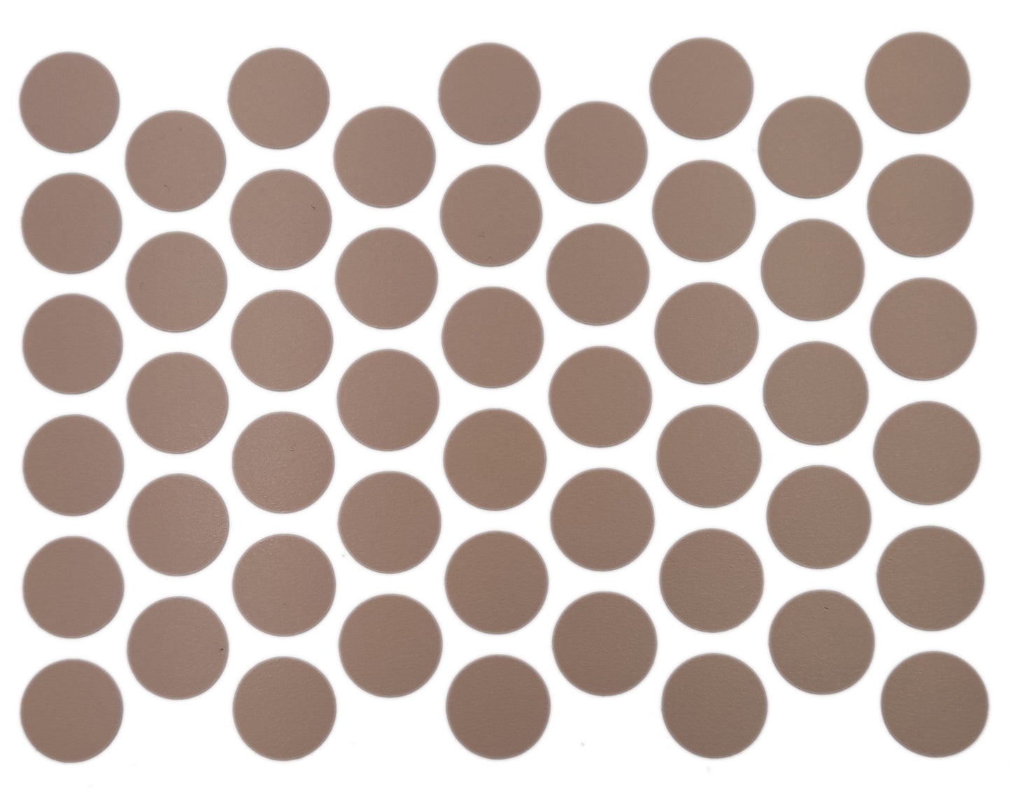 Screw cover caps Self-Adhesive - Latte 9/16 inch Furnica 