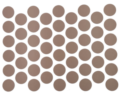 Screw cover caps Self-Adhesive - Latte 9/16 inch Furnica 