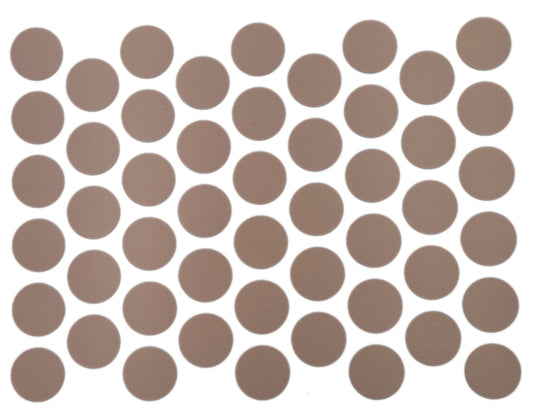 Screw cover caps Self-Adhesive - Latte 9/16 inch Furnica 
