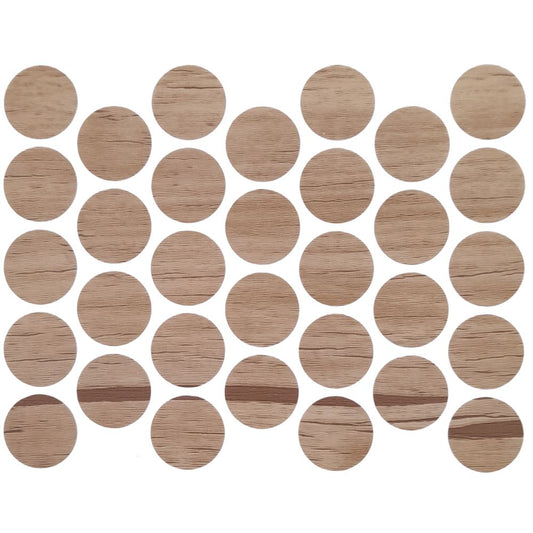 Screw cover caps Self-Adhesive - Light Antique 11/16 inch Furnica 