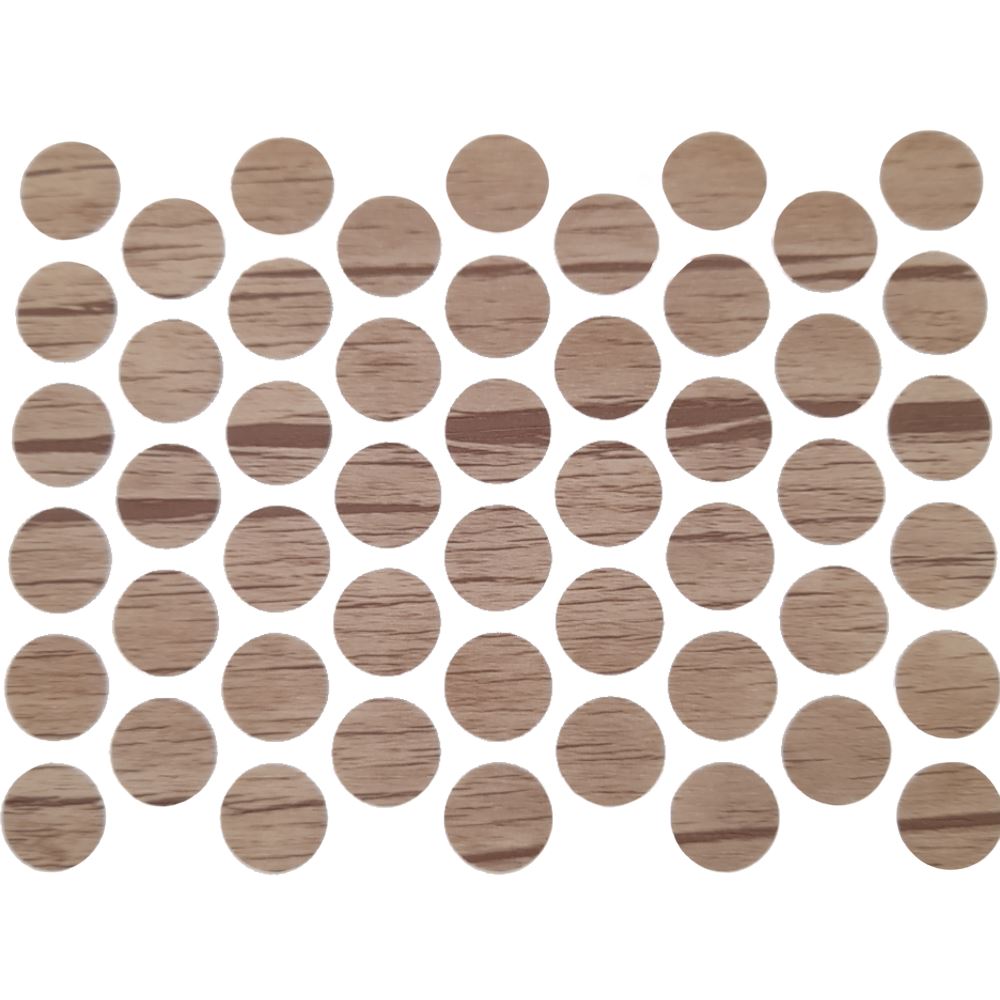 Screw cover caps Self-Adhesive - Light Antique 9/16 inch Furnica 