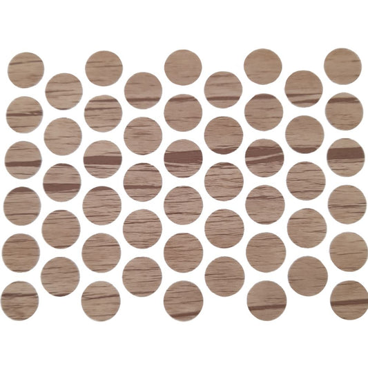 Screw cover caps Self-Adhesive - Light Antique 9/16 inch Furnica 