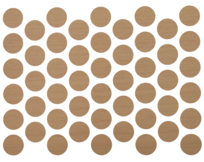 Screw cover caps Self-Adhesive - Maple 9/16 inch Furnica 