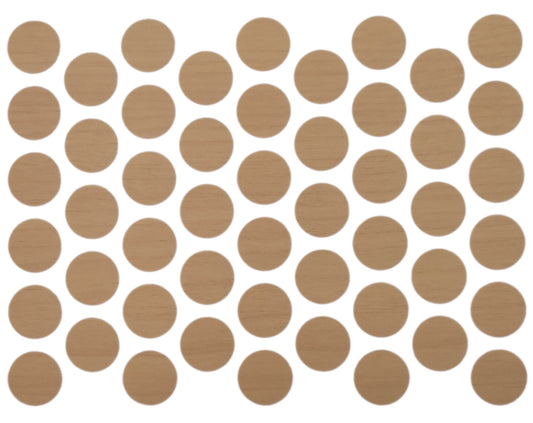 Screw cover caps Self-Adhesive - Maple 9/16 inch Furnica 
