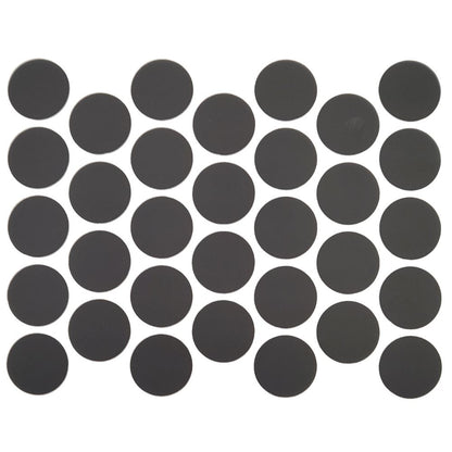 Screw cover caps Self-Adhesive - Matt Black 11/16 inch Furnica 
