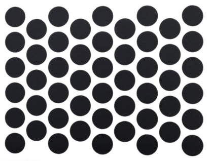 Screw cover caps Self-Adhesive - Matt Black 9/16 inch Furnica 