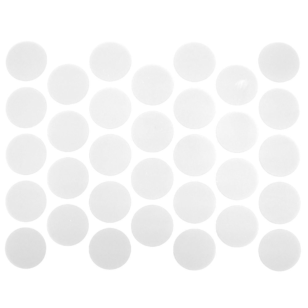 Screw cover caps Self-Adhesive - Matt White 11/16 inch Furnica 