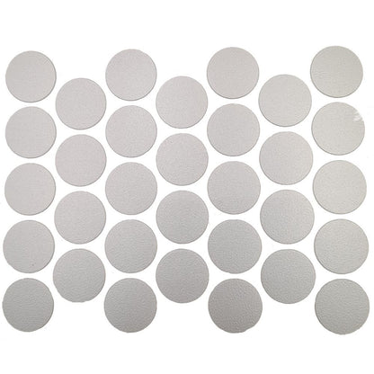 Screw cover caps Self-Adhesive - Metallic Grey 11/16 inch Furnica 