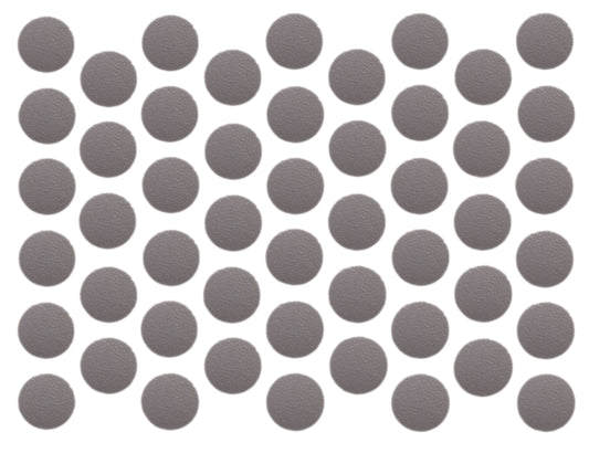 Screw cover caps Self-Adhesive - Metallic Grey 9/16 inch Furnica 