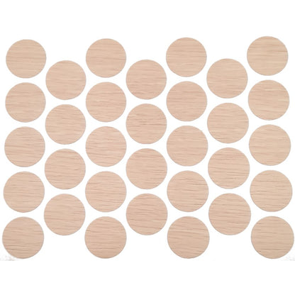 Screw cover caps Self-Adhesive - Milk Oak 11/16 inch Furnica 