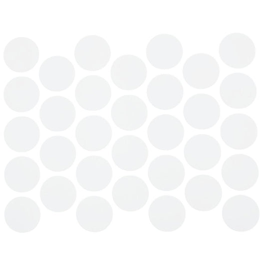 Screw cover caps Self-Adhesive - Milk White 11/16 inch Furnica 