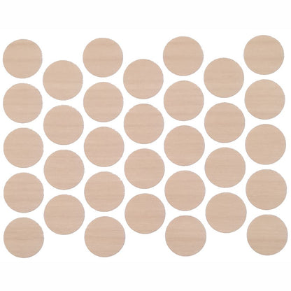 Screw cover caps Self-Adhesive - Natural Birch 11/16 inch Furnica 
