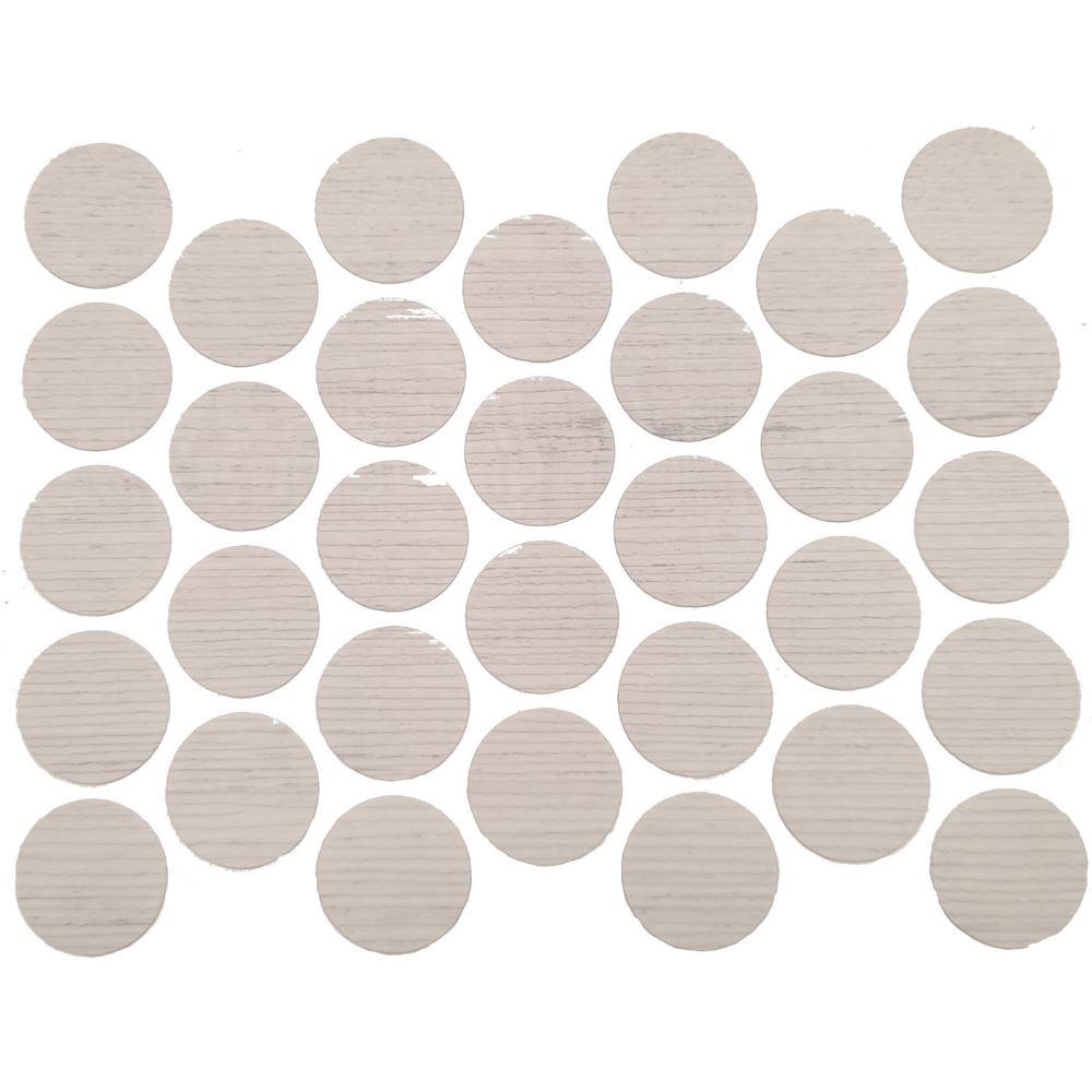 Screw cover caps Self-Adhesive - Norwegian Pine 11/16 inch Furnica 