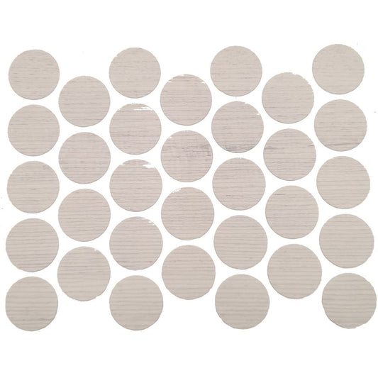 Screw cover caps Self-Adhesive - Norwegian Pine 11/16 inch Furnica 