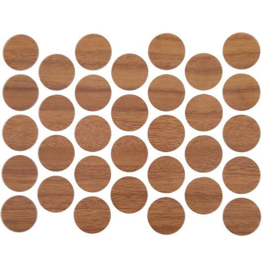 Screw cover caps Self-Adhesive - Oak Amalfi 11/16 inch Furnica 