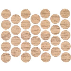 Screw cover caps Self-Adhesive - Oak Halifax 11/16 inch
