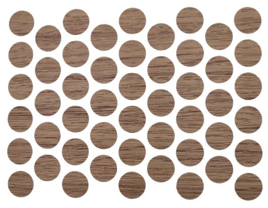 Screw cover caps Self-Adhesive - Oak Halifax 9/16 inch Furnica 