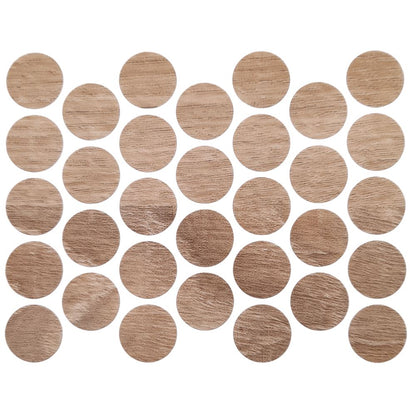 Screw cover caps Self-Adhesive - Oak Sonoma 11/16 inch Furnica 