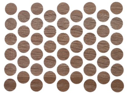 Screw cover caps Self-Adhesive - Oak Sonoma 9/16 inch Furnica 