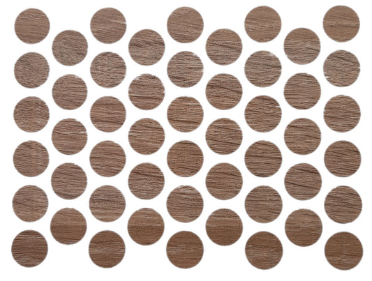Screw cover caps Self-Adhesive - Oak Sonoma 9/16 inch Furnica 